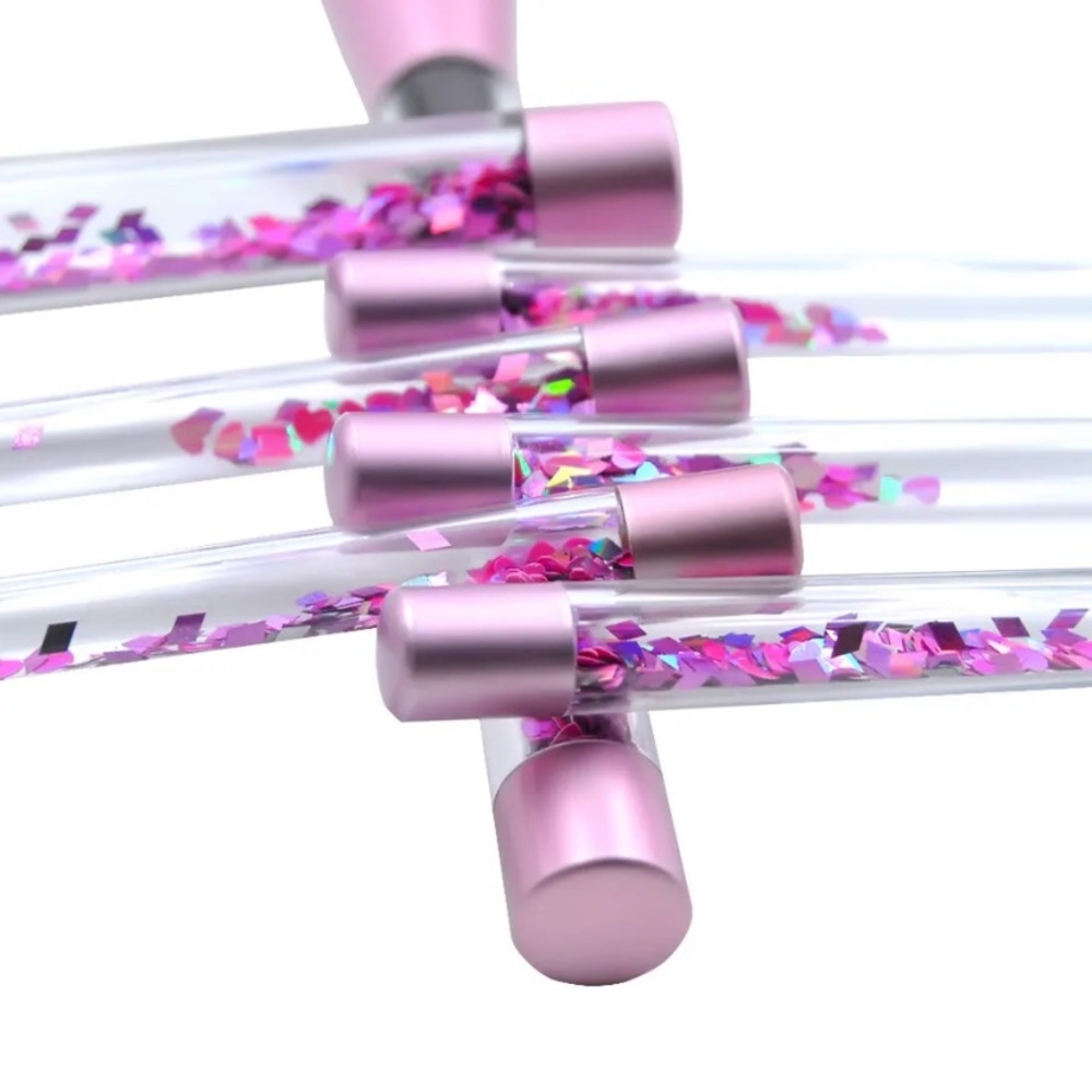 7pcs Crystal Makeup Brushes Kit + Case - Picture 11 of 11